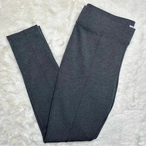Old Navy Seamed  Ponte Leggings Grey Size Medium - Picture 1 of 16